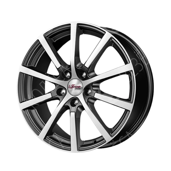 Диск литой IFREE Big Byz (КС680) 7,0x17 5*114,3 ET35 d67,1 Блэк Джек
