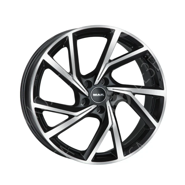 Диск литой MAK Kassel 7,5x18 5*114,3 ET38 d76 Black Mirr