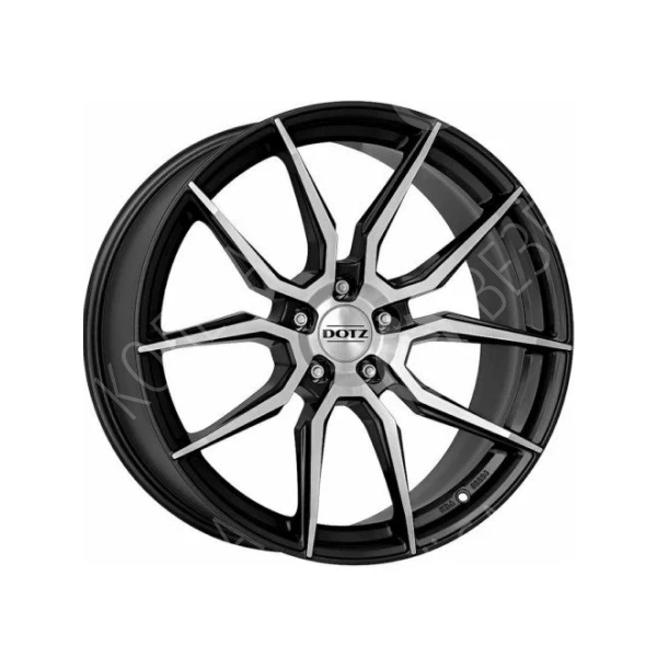 Литые диски Dotz LimeRock Dark 7x17 4x100 ET37 Dia 60.1
