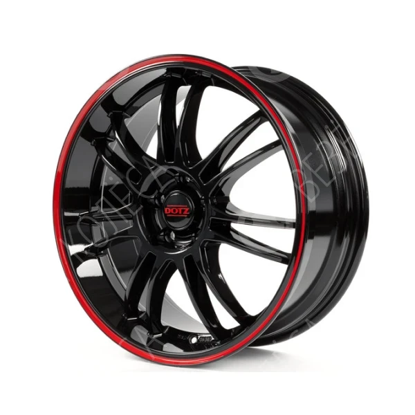 Литые диски Dotz Shift Pinstripe Red 8x18 5x120 ET35 Dia 72.6