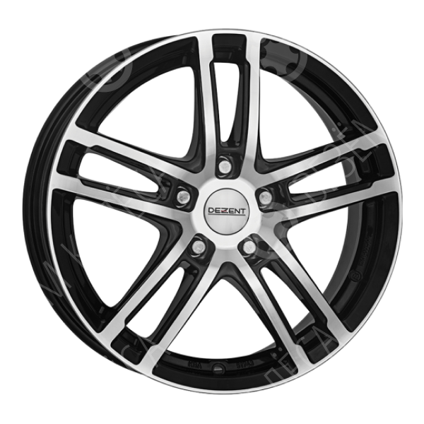 Литые диски Dezent TZ Dark 7.5x17 5x108 ET52 Dia 63.4