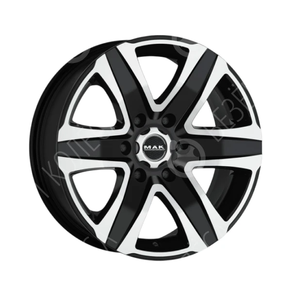 Диск литой MAK Stone 6 8,0x18 6*139,7 ET35 d67,1 Black Mirr