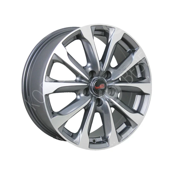 Диск литой LEGEARTIS CONCEPT MZ509 7,0x17 5*114,3 ET45 d67,1 Антрацитовый с полированной лицевой пов