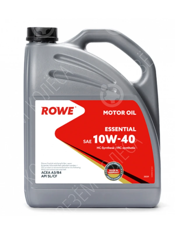 Моторное масло Rowe Essential SAE 10W-40, 5 л.