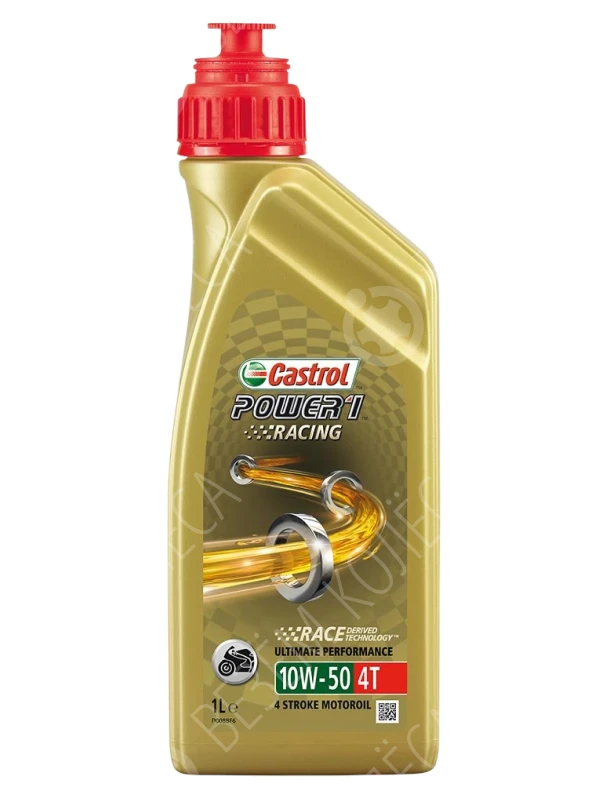 Масло моторное CASTROL Power 1 Racing 4T 10W-50 Синтетическое 1л (157E4A)
