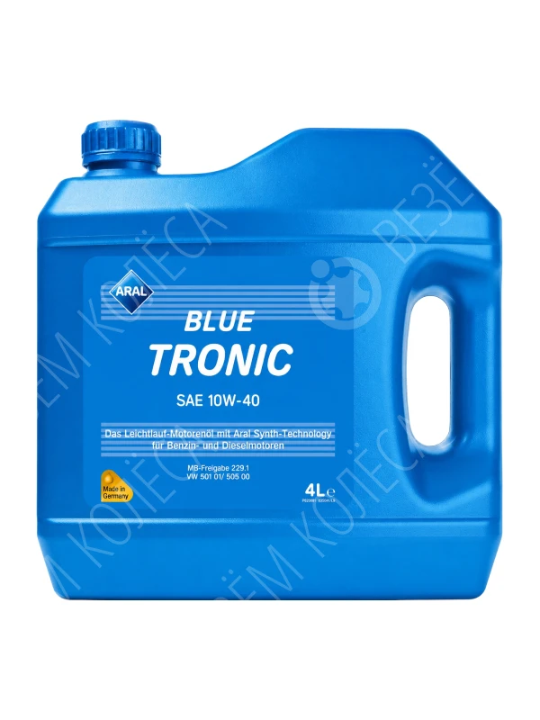 Масло моторное ARAL Blue Tronic 10W-40 Полусинтетическое 4л (1592B8)