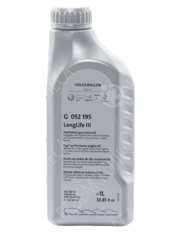 Масло моторное VAG Long Life III Skoda 5W-30 Полусинтетическое 1л (GSKR52195M2)