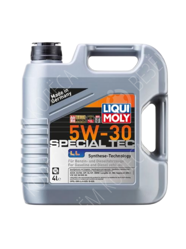 Моторное масло Liqui Moly Special Tec LL 5W-30, 4 л.