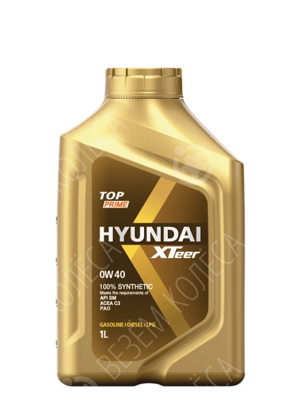 Масло моторное HYUNDAI XTEER Top Prime 0W-40 Синтетическое 1л (1011113)