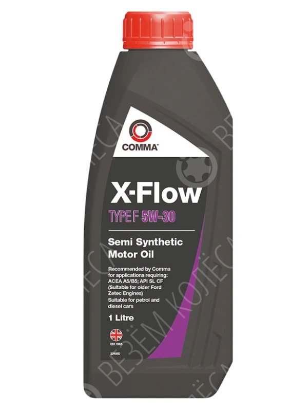 Масло моторное COMMA X-Flow Type F 5W-30 Полусинтетическое 1л (XFF1L)