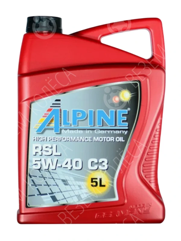Масло моторное ALPINE RSL 5W-40 Синтетическое 5л (0100172)