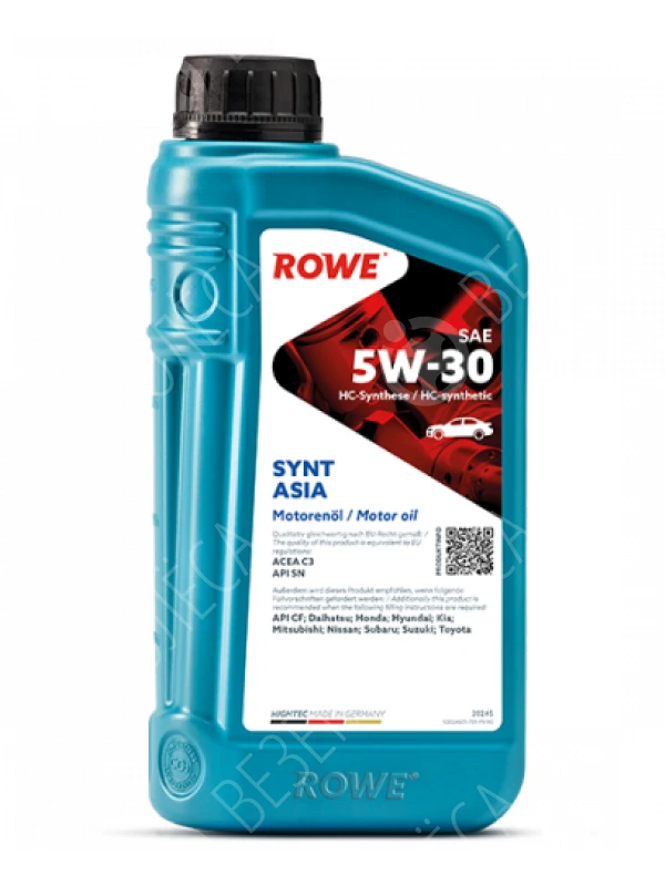 Моторное масло Rowe Hightec Synt Asia 5W-30, 1 л.
