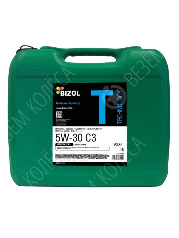 Масло моторное BIZOL Technology 5W-30 Синтетическое 20л (85822)