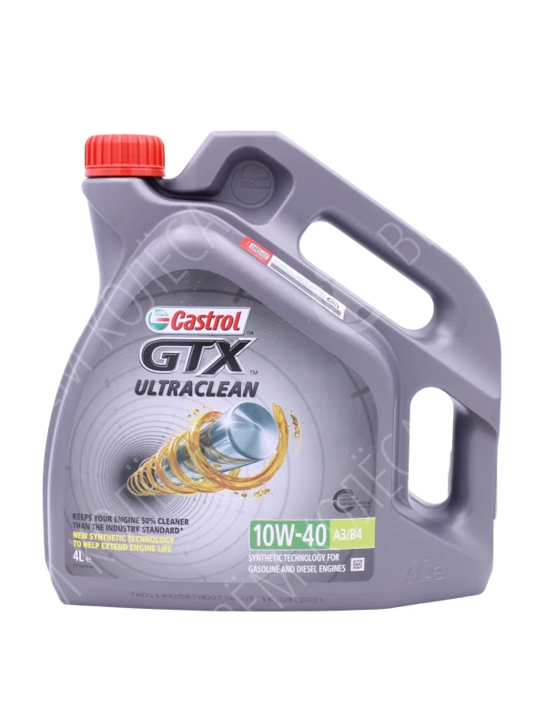 Моторное масло Castrol GTX Ultraclean 10W-40, 4 л.