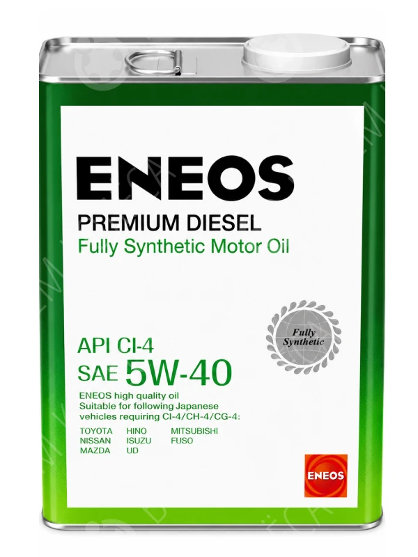 Масло моторное ENEOS Premium Diesel 5W-40 Синтетическое 4л (8809478943077)