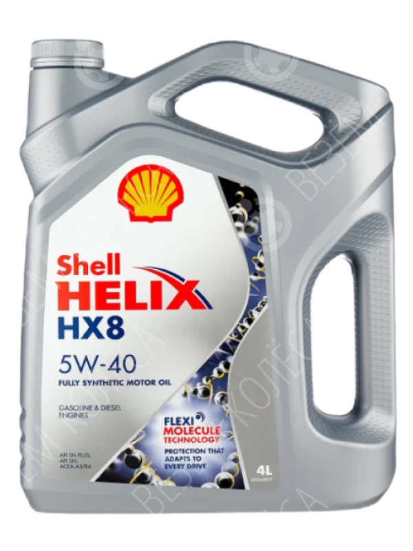 Масло моторное SHELL Helix HX8 5W-40 Синтетическое 4л (550051529)