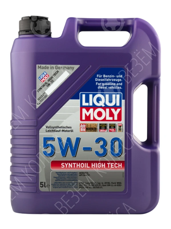 Моторное масло Liqui moly Synthoil High Tech 5W-30, 5 л.