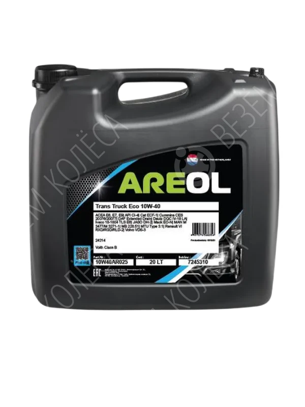 Масло моторное AREOL Trans Truck ECO 10W-40 Синтетическое 20л (10W40AR025)