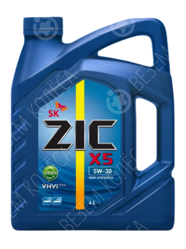 Моторное масло Zic X5 Diesel 5W-30, 4 л.