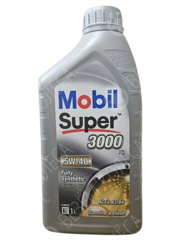 Моторное масло Mobil Super 3000 X1 5W-40, 1 л.