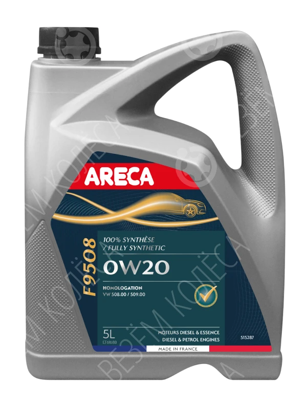 Масло моторное ARECA F9508  0W-20 Синтетическое 5л (051527)