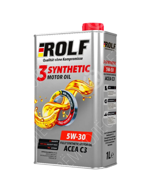 Моторное масло Rolf 3-Synthetic 5W-30, 1 л.