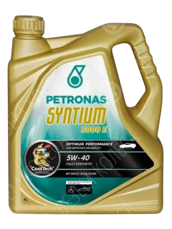 Моторное масло Petronas Syntium 3000 E 5W-40, 4 л.