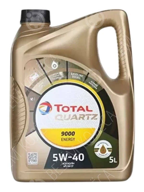 Моторное масло Total Quartz 9000 Energy 5W-40, 5 л.