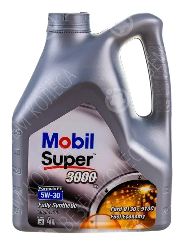 Масло моторное MOBIL Super 3000 X1 Formula FE 5W-30 Синтетическое 4л (151526)