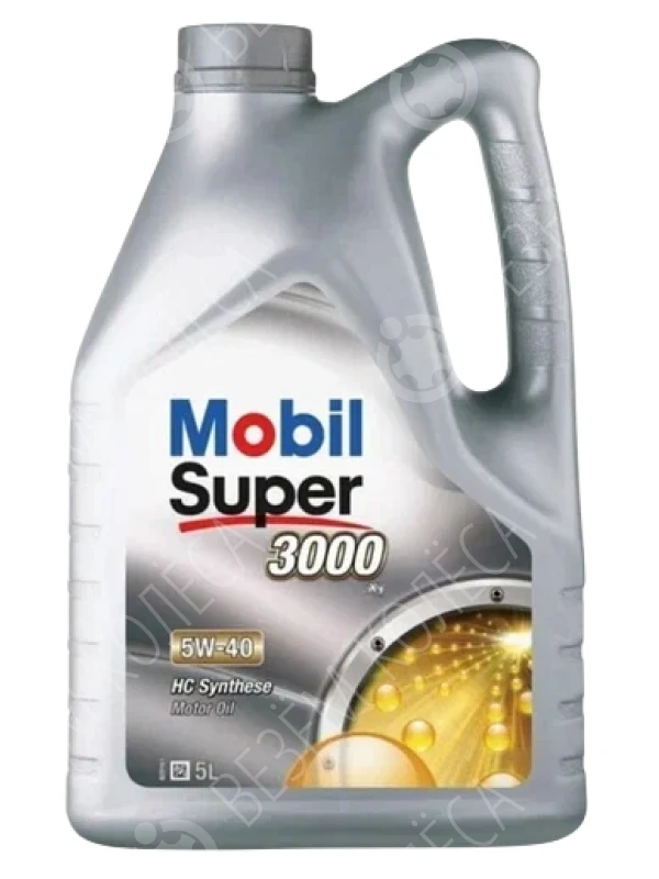 Масло моторное MOBIL Super 3000 X1 5W-40 Синтетическое 5л (156154)