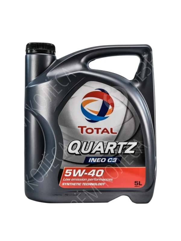 Масло моторное TOTAL Quartz INEO C3 5W-40 Синтетическое 5л (213790)