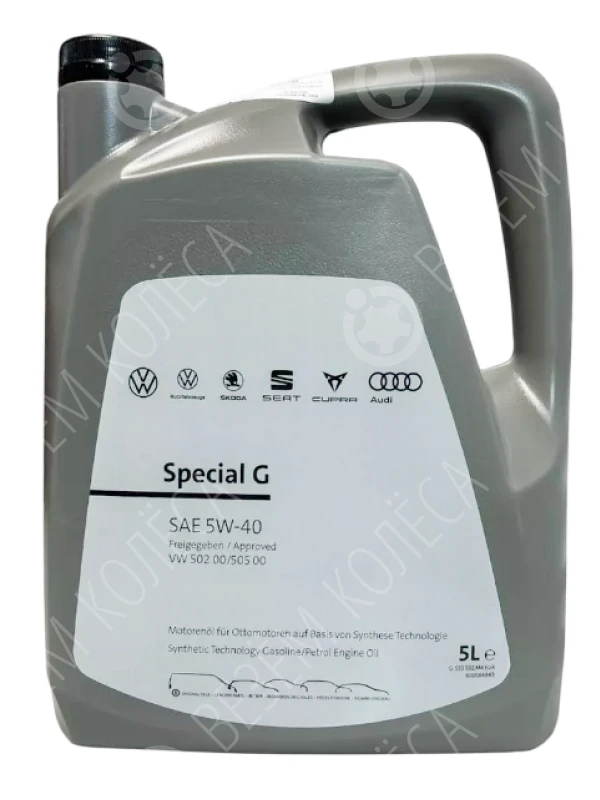 Масло моторное VAG Special G 5W-40 Синтетическое 5л (G052502M4)