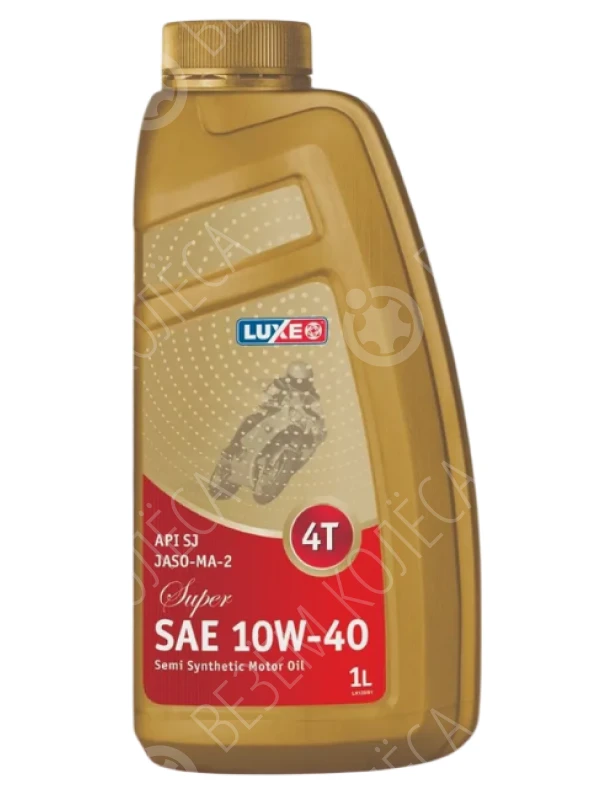 Масло моторное LUXE Jaso MA2 4T 10W-40 Полусинтетическое 1л (122)
