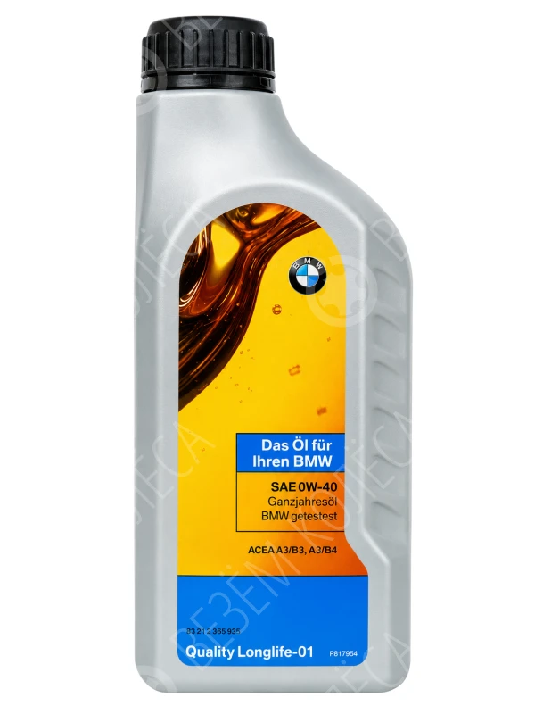 Масло моторное BMW Long Life 01 0W-40 Синтетическое 1л (83210144456)