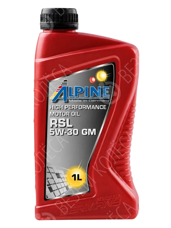 Масло моторное ALPINE RSL 5W-30 Синтетическое 1л (0101361)
