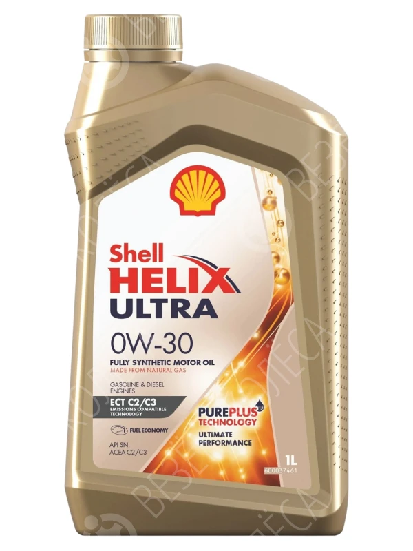 Масло моторное SHELL Helix Ultra ECT 0W-30 Синтетическое 1л (550046358)