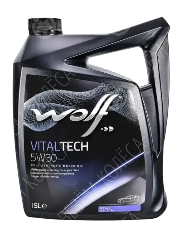 Масло моторное WOLF VitalTech 5W-30 Синтетическое 5л (8300011)