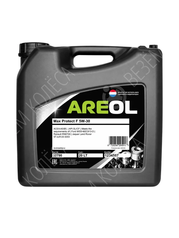 Масло моторное AREOL Max Protect F 5W-30 Синтетическое 20л (5W30AR044)