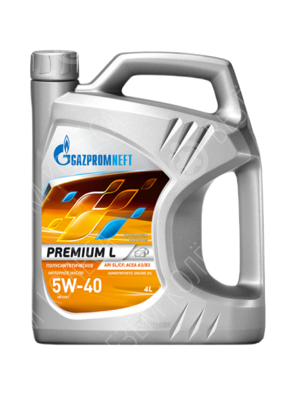 Моторное масло Gazpromneft Premium L 5W-40, 4 л.