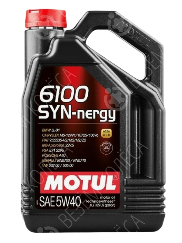 Масло моторное MOTUL 5W-40 Синтетическое 4л (107978)