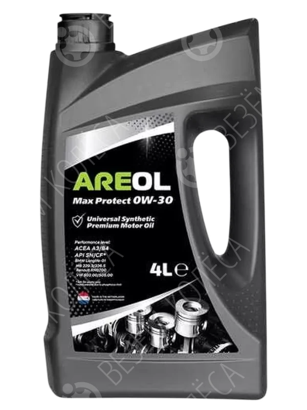 Масло моторное AREOL Max Protect 0W-30 Синтетическое 4л (0W30AR058)