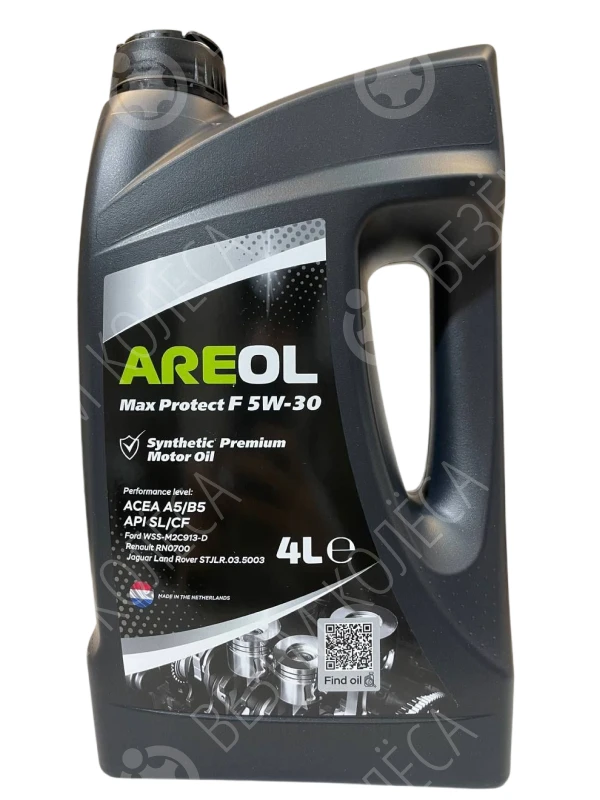 Масло моторное AREOL Max Protect F 5W-30 Синтетическое 4л (5W30AR016)