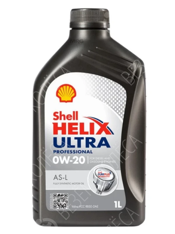 Масло моторное SHELL Helix Ultra Professional AS-L 0W-20 Синтетическое 1л (550055735)