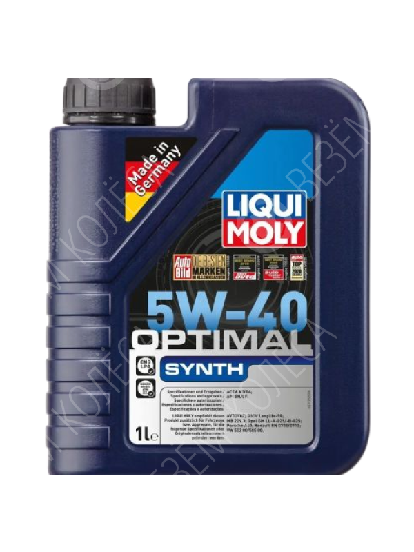 Моторное масло Liqui Moly Optimal Synth 5W-40, 1 л.