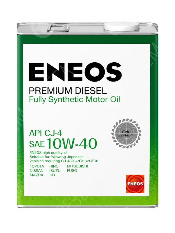 Масло моторное ENEOS Premium Diesel 10W-40 Синтетическое 4л (8809478943008)