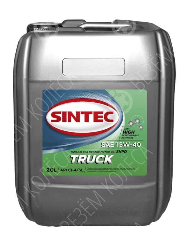 Масло моторное SINTEC Truck 10W-40 Минеральное 20л (122444)