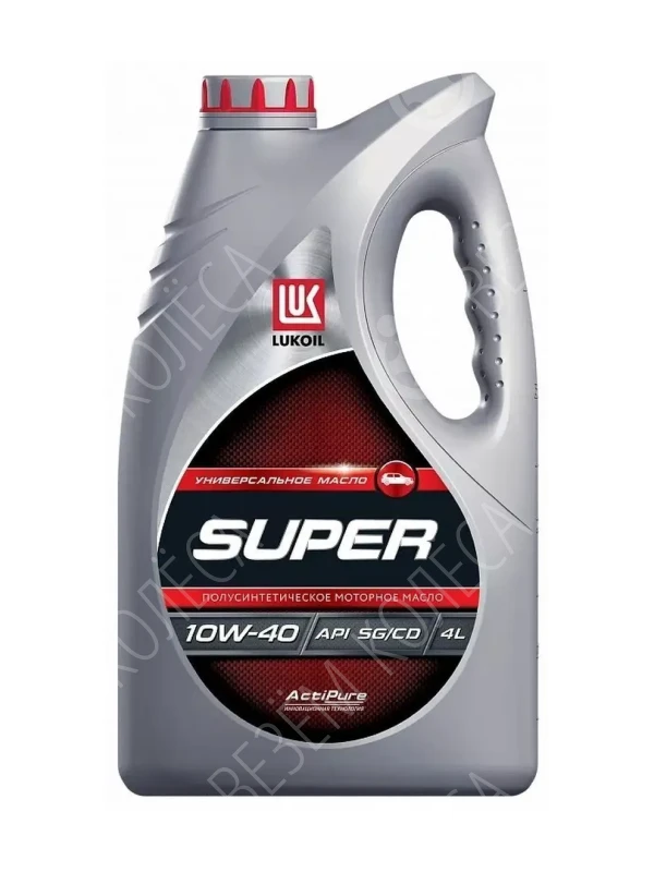 Масло моторное LUKOIL Супер 10W-40 Полусинтетическое 4л (19192)