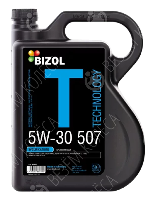 Масло моторное BIZOL Technology 5W-30 Синтетическое 5л (85821)
