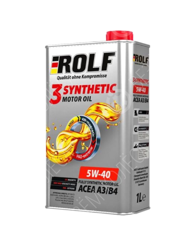 Моторное масло Rolf 3-Synthetic 5W-40, 1 л.