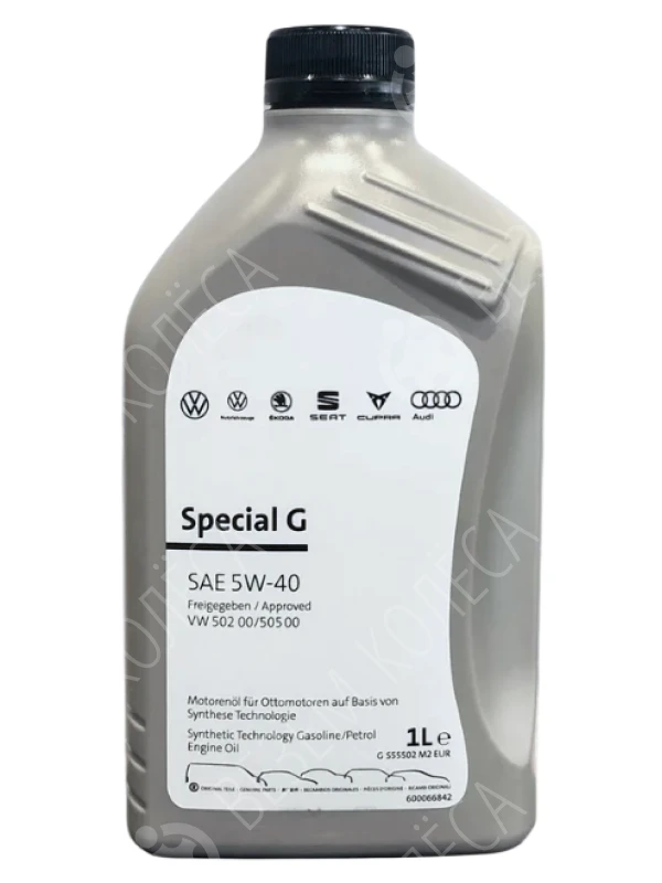 Масло моторное VAG Special G EU 5W-40 Синтетическое 1л (GS55502M2)